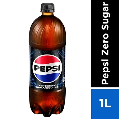Pepsi Zéro sucre 1 l, 0,20 $/100ml