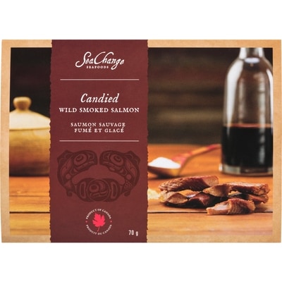 SeaChange Seafoods Wild Smoked Salmon Candied 70 g, $21.41/100g