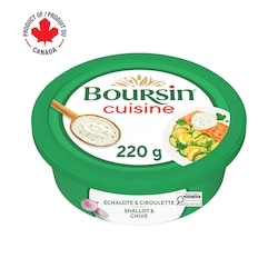 Boursin Cuisine Shallot & Chive Cream Sauce 220 g, $3.77/100g