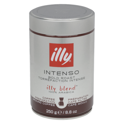 Illy Intenso Ground Coffee Bold Roast 250 g, $6.40/100g