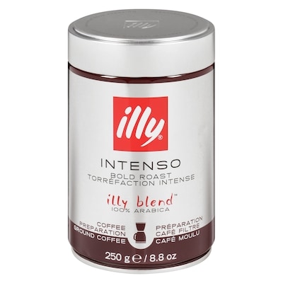 Illy Intenso Ground Coffee Bold Roast 250 g, $6.80/100g