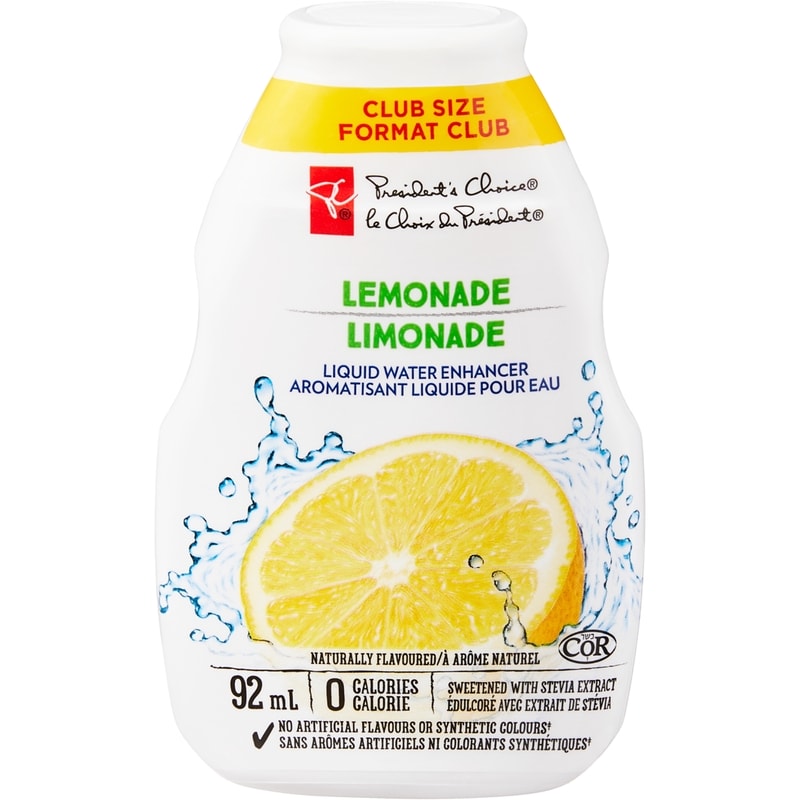 Lemonade Liquid Water Enhancer, Club Size