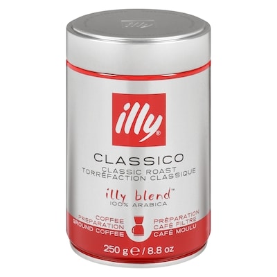 Illy Illy Blend Ground Coffee Classico Classic Roast 250 g, $6.00/100g