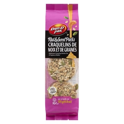 Dan D Pak Pucks Nut & Seed 135 g, $2.96/100g