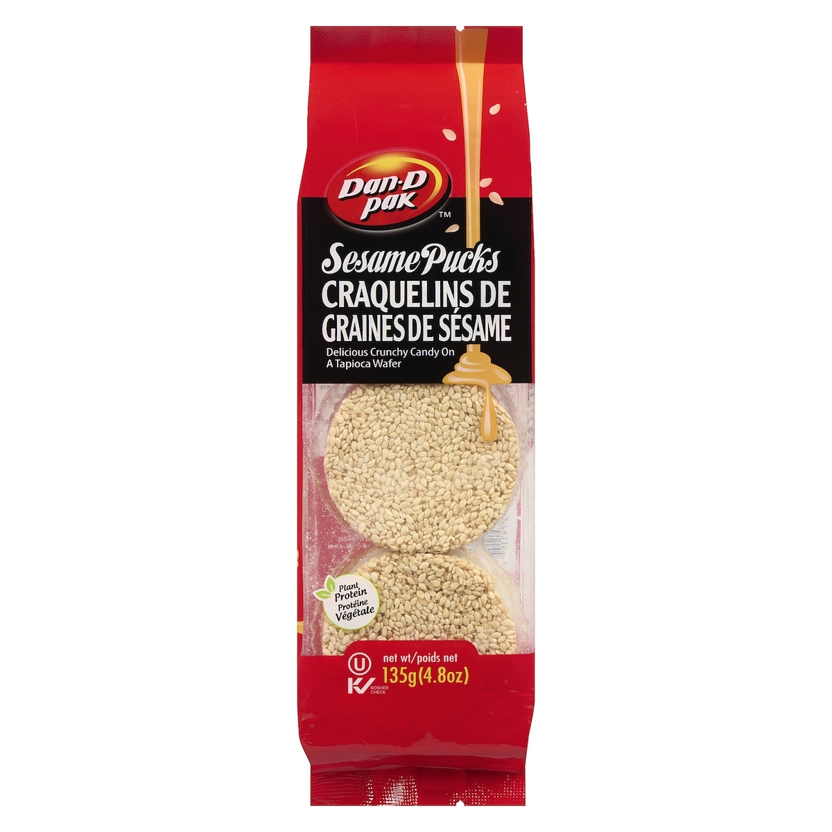 Dan D Pak Craquelins graines de sésame 135 g, 2,96 $/100g