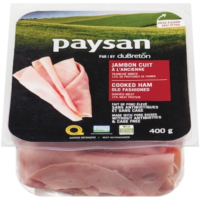 Paysan Old-fashioned Cooked Ham 400 g, $2.50/100g