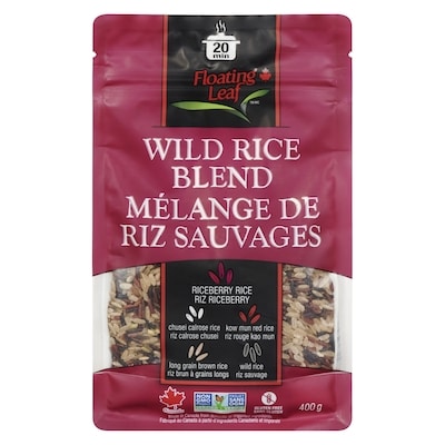 Floating Leaf Wild Rice Blend Riceberry Rice 400 g, $1.25/100g