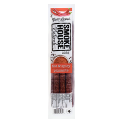 Gold Label Smoke house pepperoni fumé naturellement piquante 225 g, 3,11 $/100g