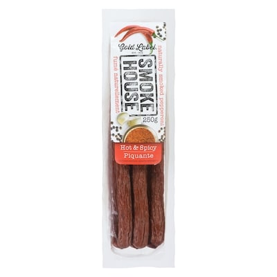 Gold Label Smoke house pepperoni fumé naturellement piquante 225 g, 2,67 $/100g
