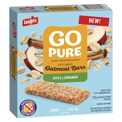 Go Pure Oatmeal Bars Apple & Cinnamon
