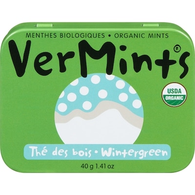 VerMints Organic Mints Wintergreen 40 g, $14.98/100g