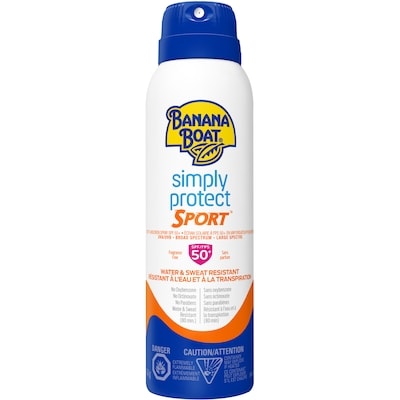 Banana Boat Écran solaire sport Simply ProtectMC à FPS 50+ en vaporisateur 141 g, 8,50 $/100g