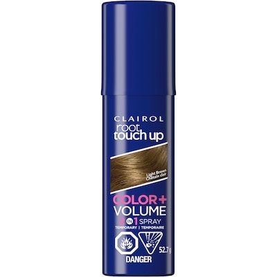 Clairol Root Touch-Up Light Brown, Temporary Spray 2in1: 100% gray coverage and volume boost 1 ea, $10.49/1ea