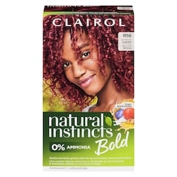 Natural Instincts Bold, R56 Achiote Auburn, permanent hair dye with 0% ammonia