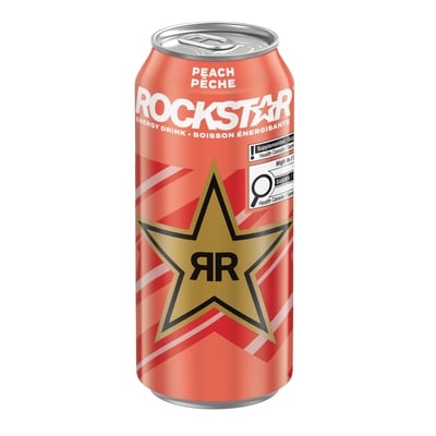 Rockstar Punched Peach 473 ml, $0.84/100ml