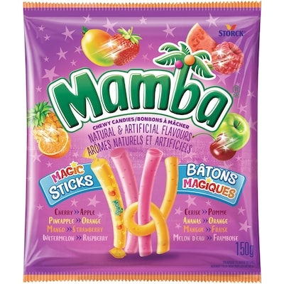 Mamba Bâtons magiques 150 g, 1,99 $/100g