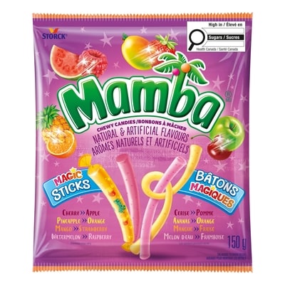 Mamba Bâtons magiques 150 g, 1,99 $/100g