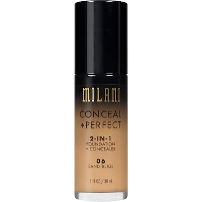 Milani Conceal + perfect fond de teint 2-en-1 + cache-cernes 06 beige sable 1 ea, 13,99 $/1ch