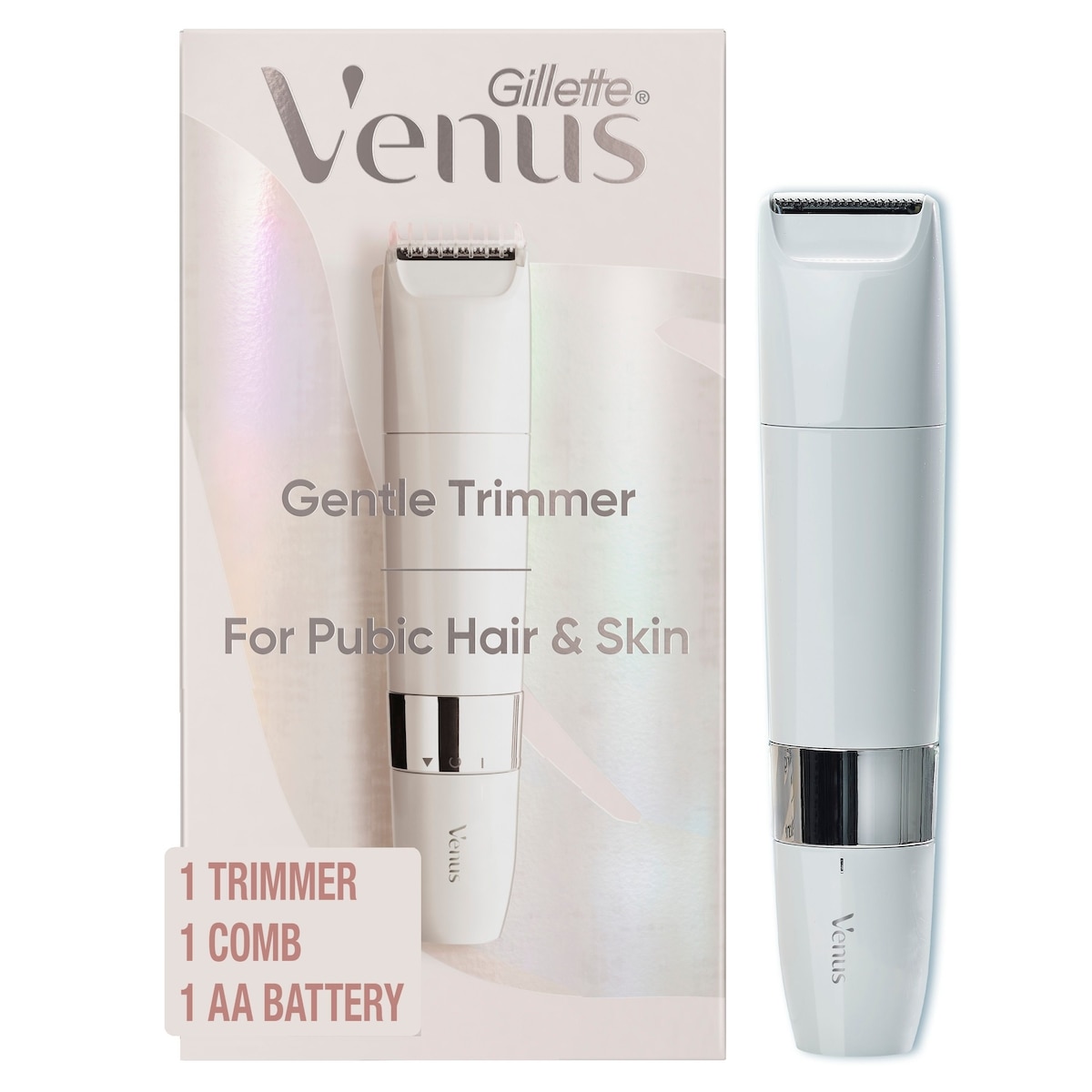 Gillette Pubic Hair & Skin Trimmer, Battery-operated 1 ea, $54.99/1ea