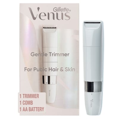 Gillette Pubic Hair & Skin Trimmer, Battery-operated 1 ea, $54.99/1ea