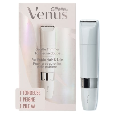 Gillette Tondeuse pour poils pubiens et peau, à piles 1 ea, 46,99 $/1ch