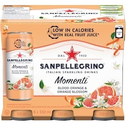 Sparkling Drinks, Blood Orange & Orange Blossom