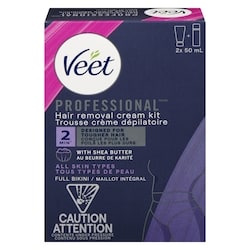 Professional Hair Removal Cream Kit All Skin Types Full Bikini