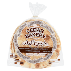 Cedar Pain pita style libanais blé entier 330 g, 0,38 $/100g