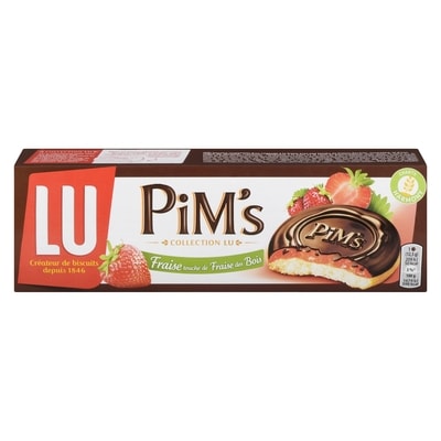 LU Pim's Sponge Cake Covered With A Strawberry Jelly And Crunchy Chocolate 150 g, $2.86/100g