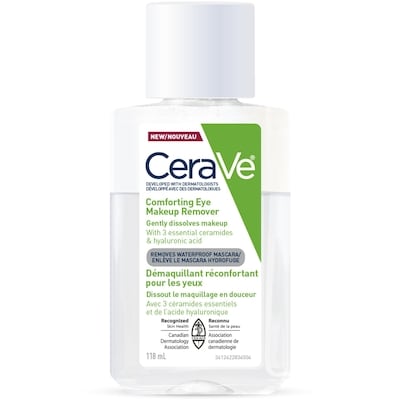 CeraVe Démaquillant Réconfortant Yeux 118 ml, 11,86 $/100ml