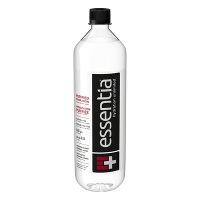 Essentia Eau alcaline ionisée, pH de 9,5 ou plus 1 l, 0,18 $/100ml