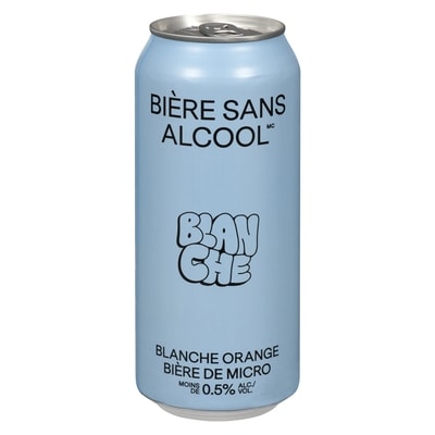 Non-Alcoholic Beer(BSA) Blanche orange bière de micro 473 ml, 0,85 $/100ml