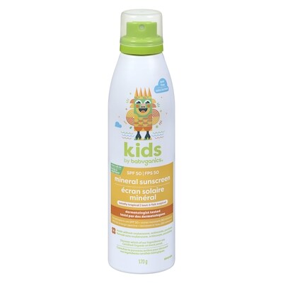 Babyganics Kids écran solaire minéral fps 50 tout à fait tropical 170 g, 9,41 $/100g