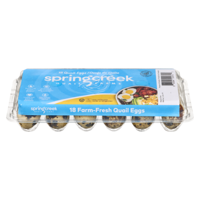 Spring Creek Quail Eggs! 18 ea, $0.27/1ea