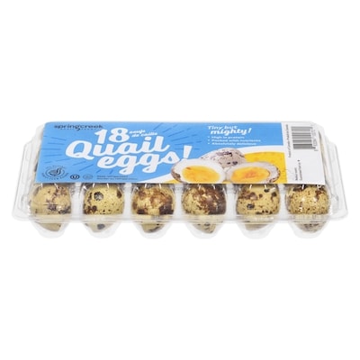 Spring Creek Quail Eggs! 18 ea, $0.27/1ea