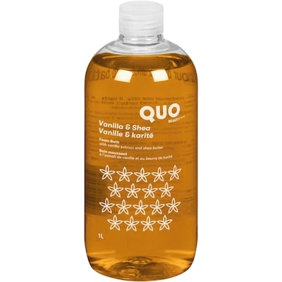 Quo Beauty Bain moussant vanille et karité 1 ea, 5,00 $/1ch