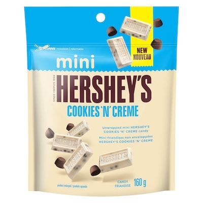 Hershey's Candy Mini Cookies 'n' Creme 160 g, $2.81/100g