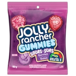 Jolly Rancher Gummies Surs À Saveurs De Baies 182 g, 1,81 $/100g