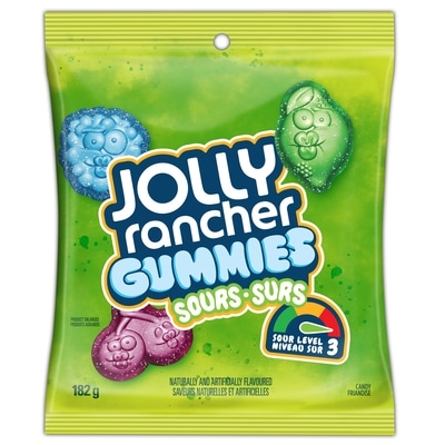 JOLLY RANCHER Gummies Sours Original 182 g, $2.08/100g
