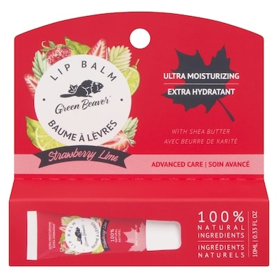 Green Beaver Jr Baume à lèvres strawberry lime 10 ml, 59,90 $/100ml