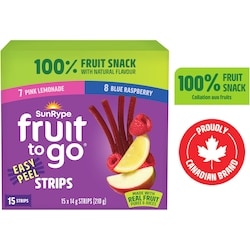 Fruit to Go Fun Flavours 100% Fruit Snack