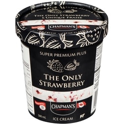 トップス strawberry Chapmans Super Premium Plus Ice Cream The Only Strawberry - 500 ml