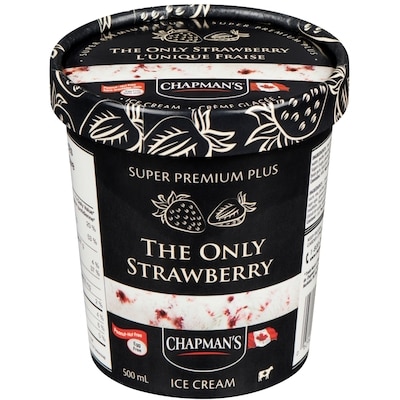 Chapmans Super Premium Plus Ice Cream The Only Strawberry 500 ml, $1.10/100ml