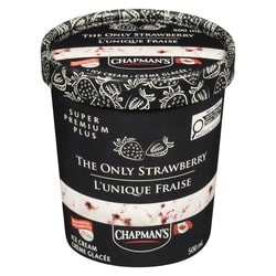 Chapmans Super Premium Plus Ice Cream The Only Strawberry 500 ml, $0.90/100ml