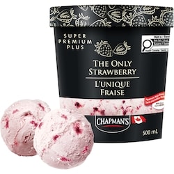 Chapmans Super Premium Plus Ice Cream The Only Strawberry - 500 ml