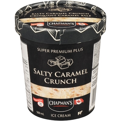 Chapmans Super Premium Plus Ice Cream Salty Caramel Crunch 500 ml, $1.10/100ml