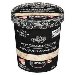Chapman’s Super premium plus crème glacée croquant caramel salé 500 ml, 0,80 $/100ml