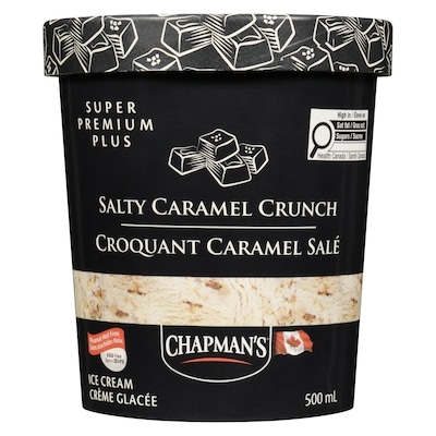 Super premium plus crème glacée croquant caramel salé