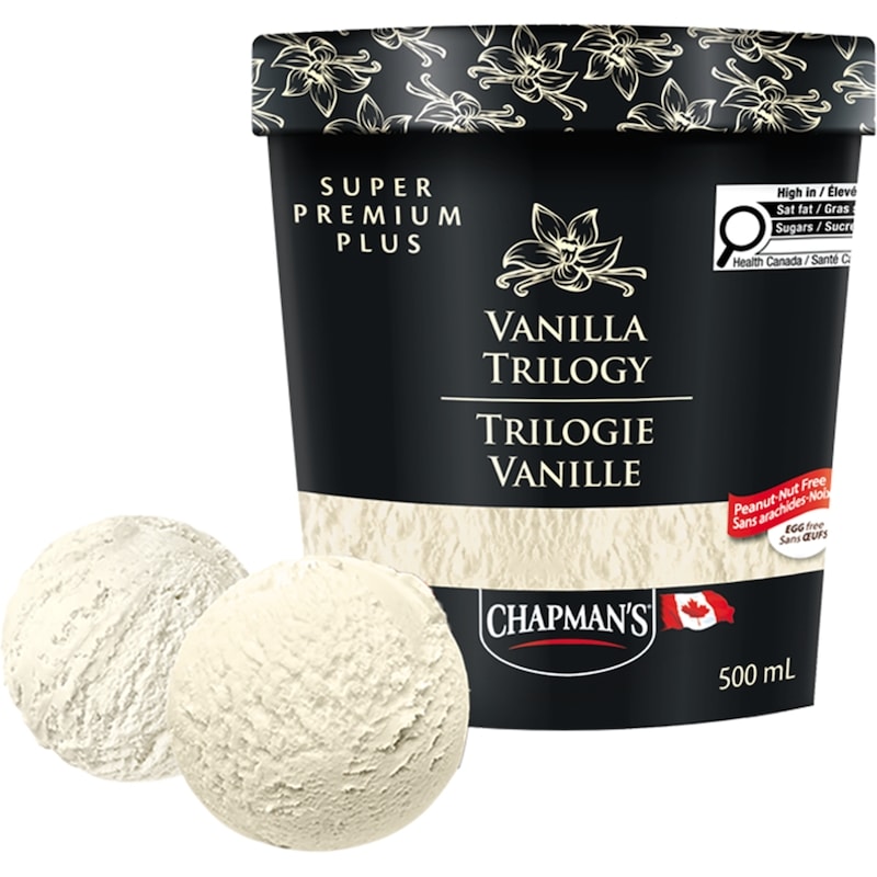 Super Premium Plus Ice Cream Vanilla Trilogy