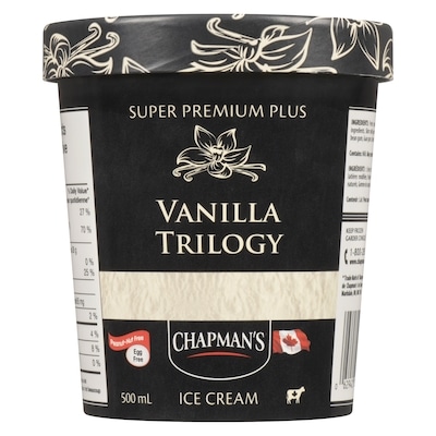 Super Premium Plus Ice Cream Vanilla Trilogy